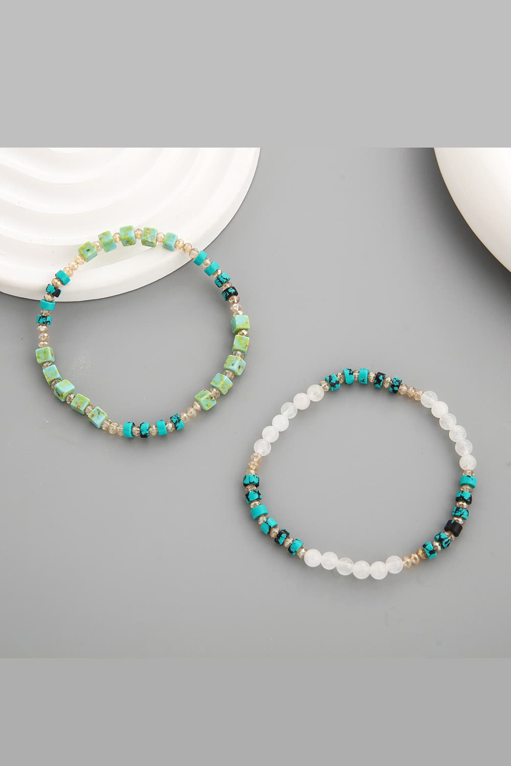 Seabreeze Crystal & Natural Stone Bracelet