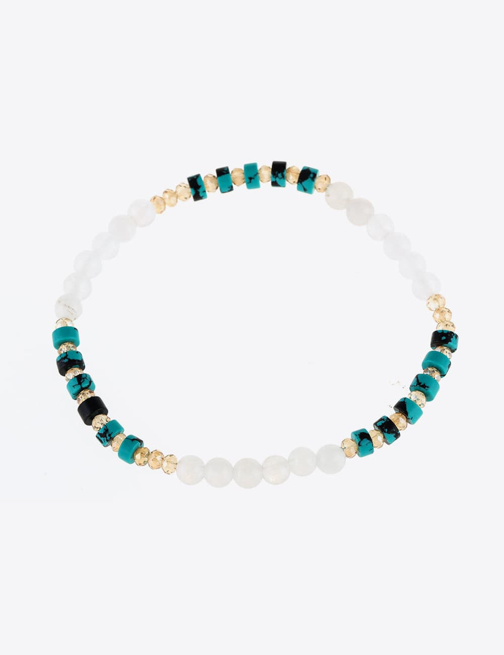 Seabreeze Crystal & Natural Stone Bracelet