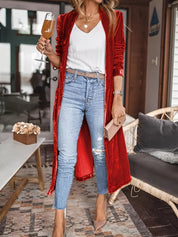 Amsterdam Velvet Longline Blazer