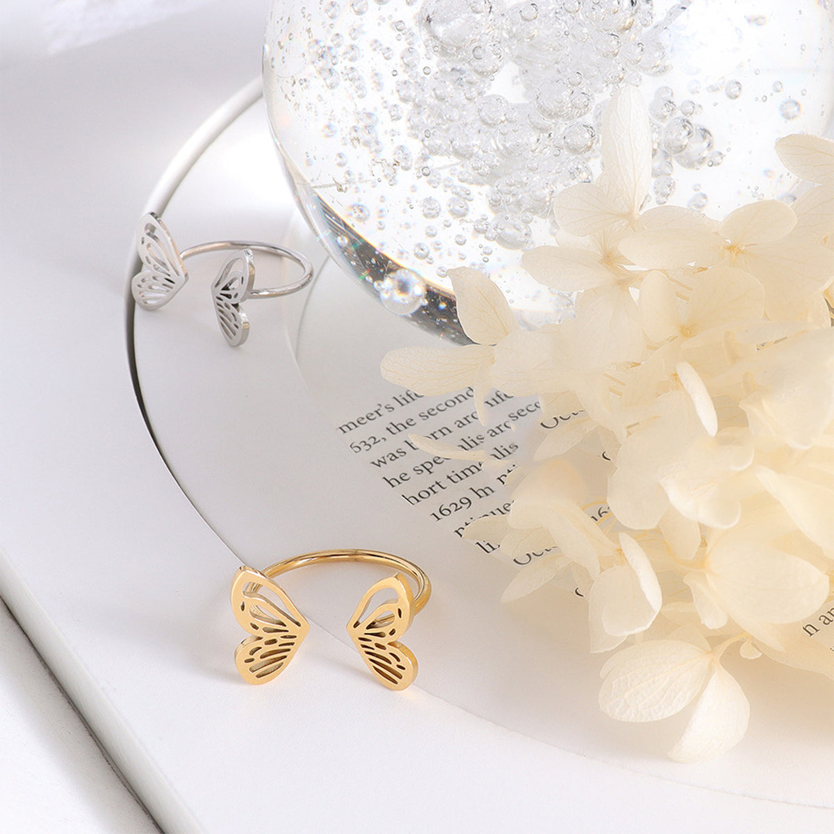 Fairy Wings Open Ring