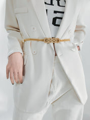 Infinity Knot Stretch Metal Belt