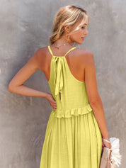 Stevie Tiered Maxi Dress with Pockets
