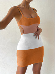 Sea Glass Scoop Neck Knit Dress