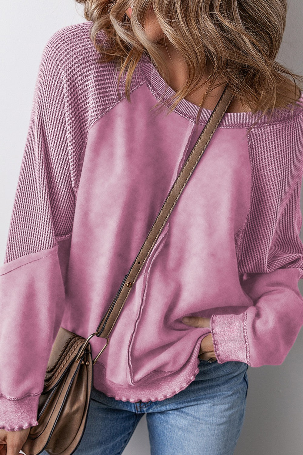 Emma Exposed Seam Sweatshirt