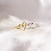Perfectly Imperfect 925 Sterling Silver Nesting Rings