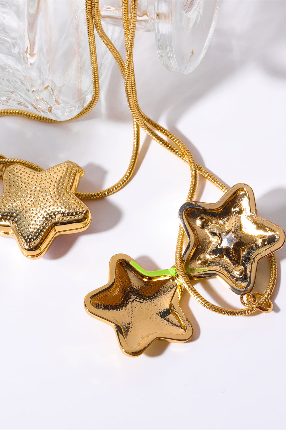 Lucky Star 14K Gold-plated Locket Necklace