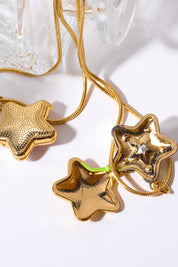 Lucky Star 14K Gold-plated Locket Necklace