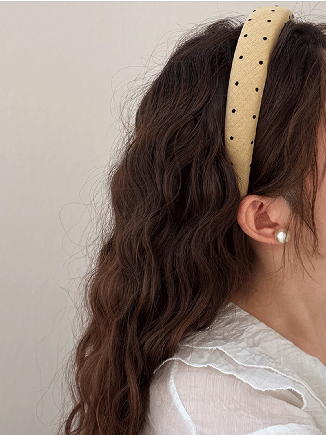 Polka Dot Wide Width Headband