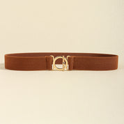 Classic Toggle Clasp Elastic Belt