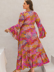 Newport Flared Sleeve Maxi Dress