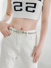 Infinity Knot Stretch Metal Belt