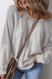 Emma Exposed Seam Sweatshirt