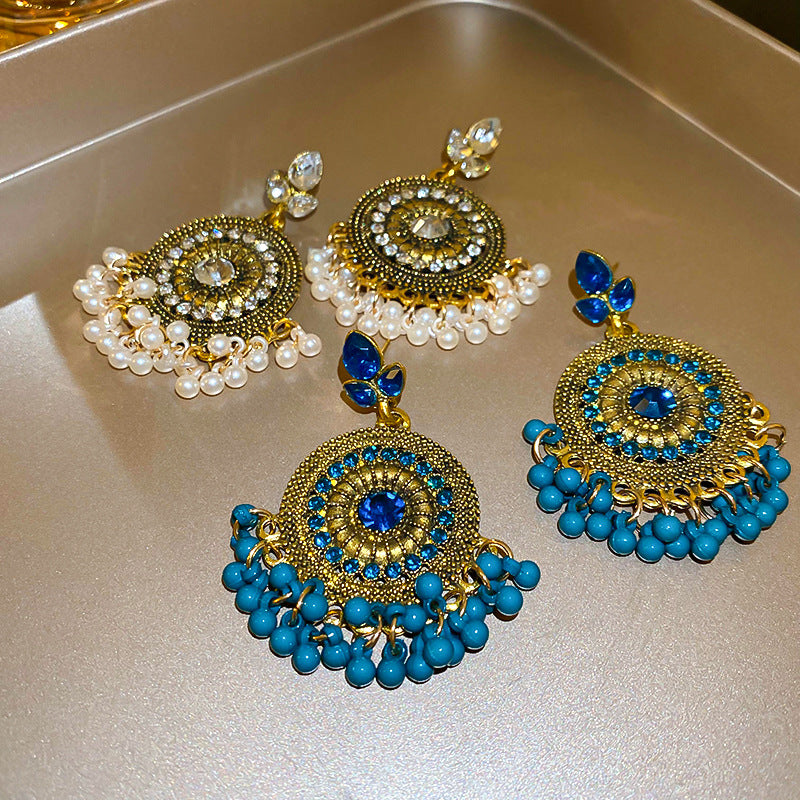 Bangladesh Rhinestone Earrings