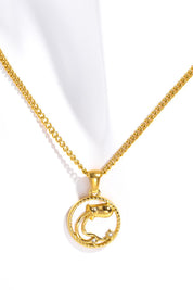 Zodiac Constellation 18K Gold-Plated Pendant Necklace