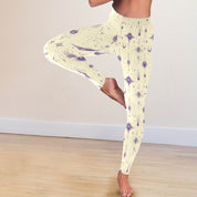 Pretty Mystical Lavender Cream TK Exclusive Seamless Leggings | Twilight Kisses
