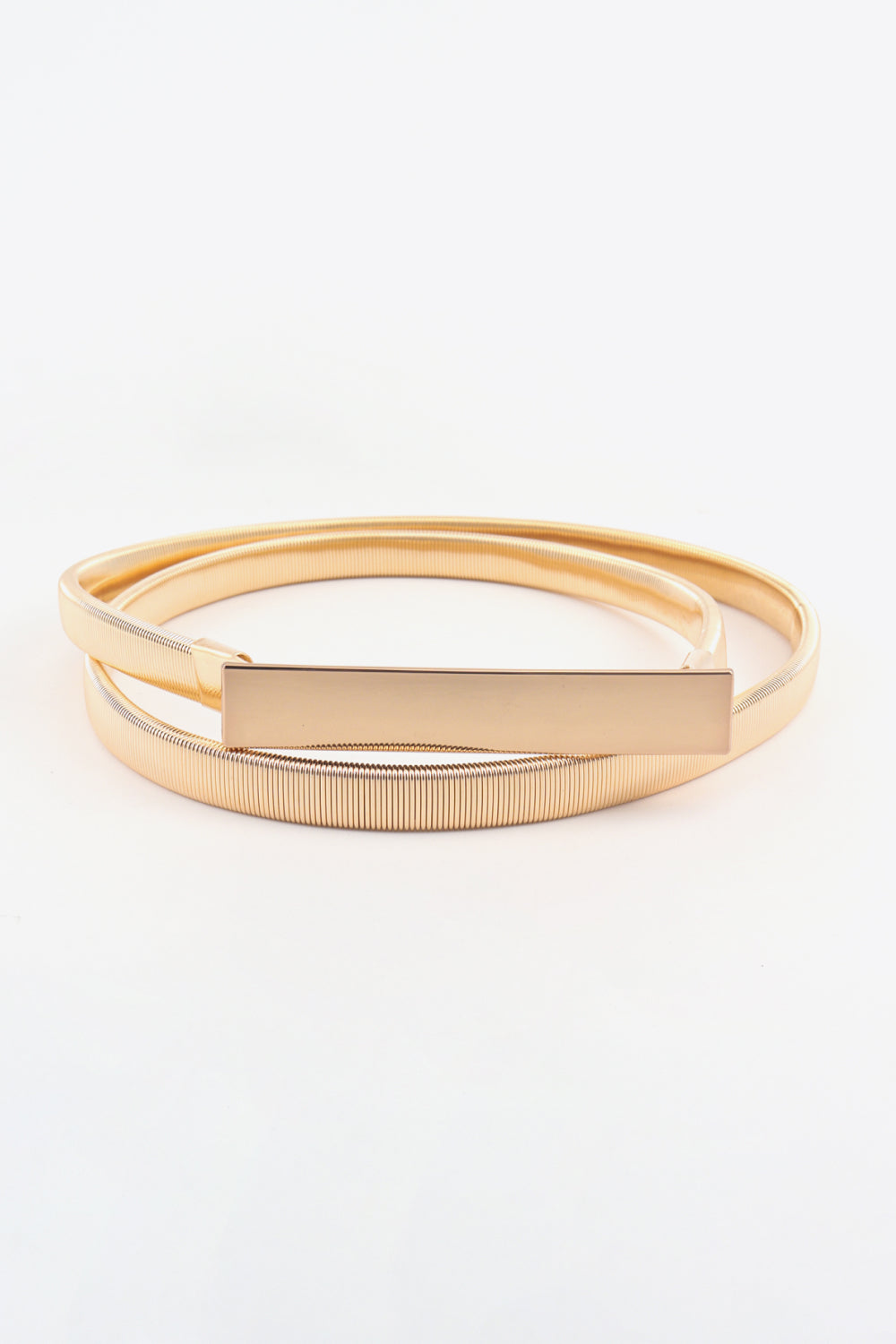 Slimline Stretch Metal Skinny Belt