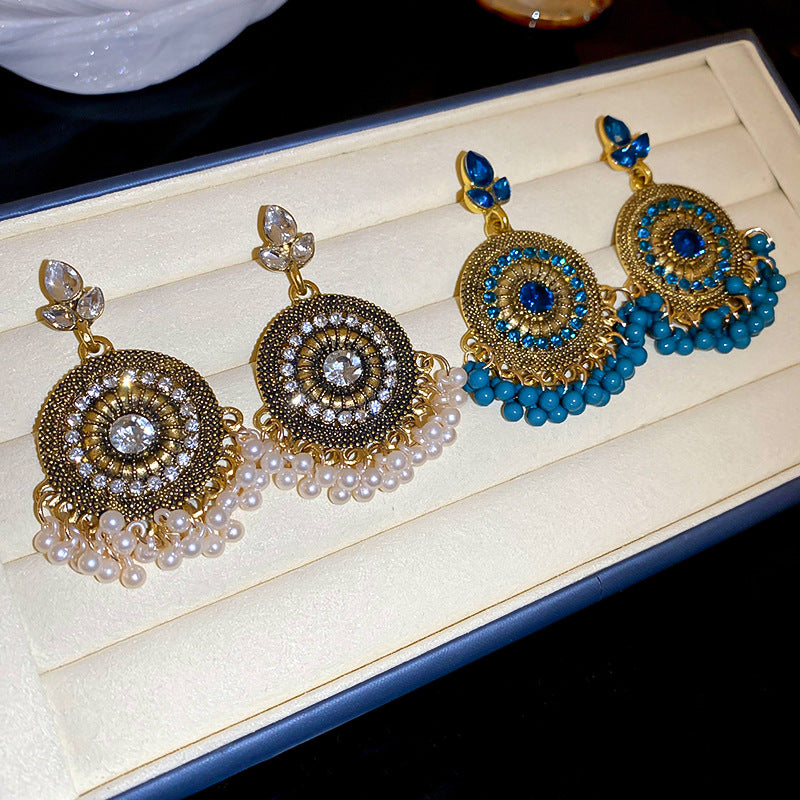 Bangladesh Rhinestone Earrings