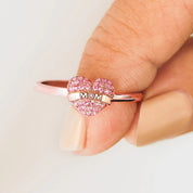 MOM's Heart Rose Gold Ring