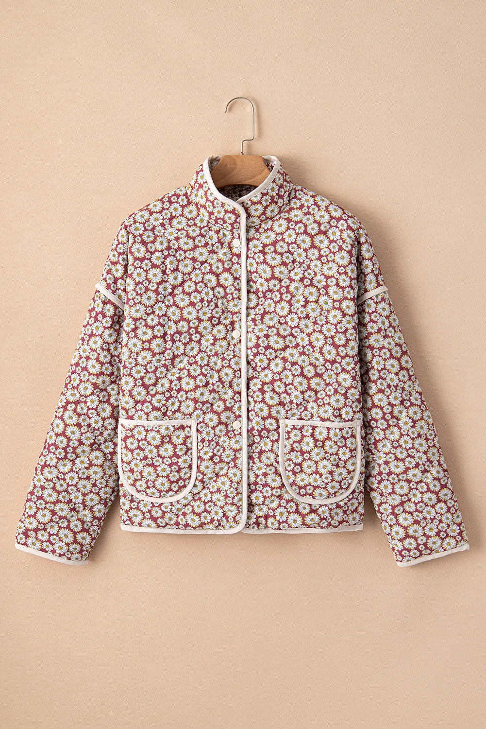 Lazy Daisy Floral Snap Down Jacket