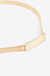 Slimline Stretch Metal Skinny Belt