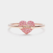 MOM's Heart Rose Gold Ring