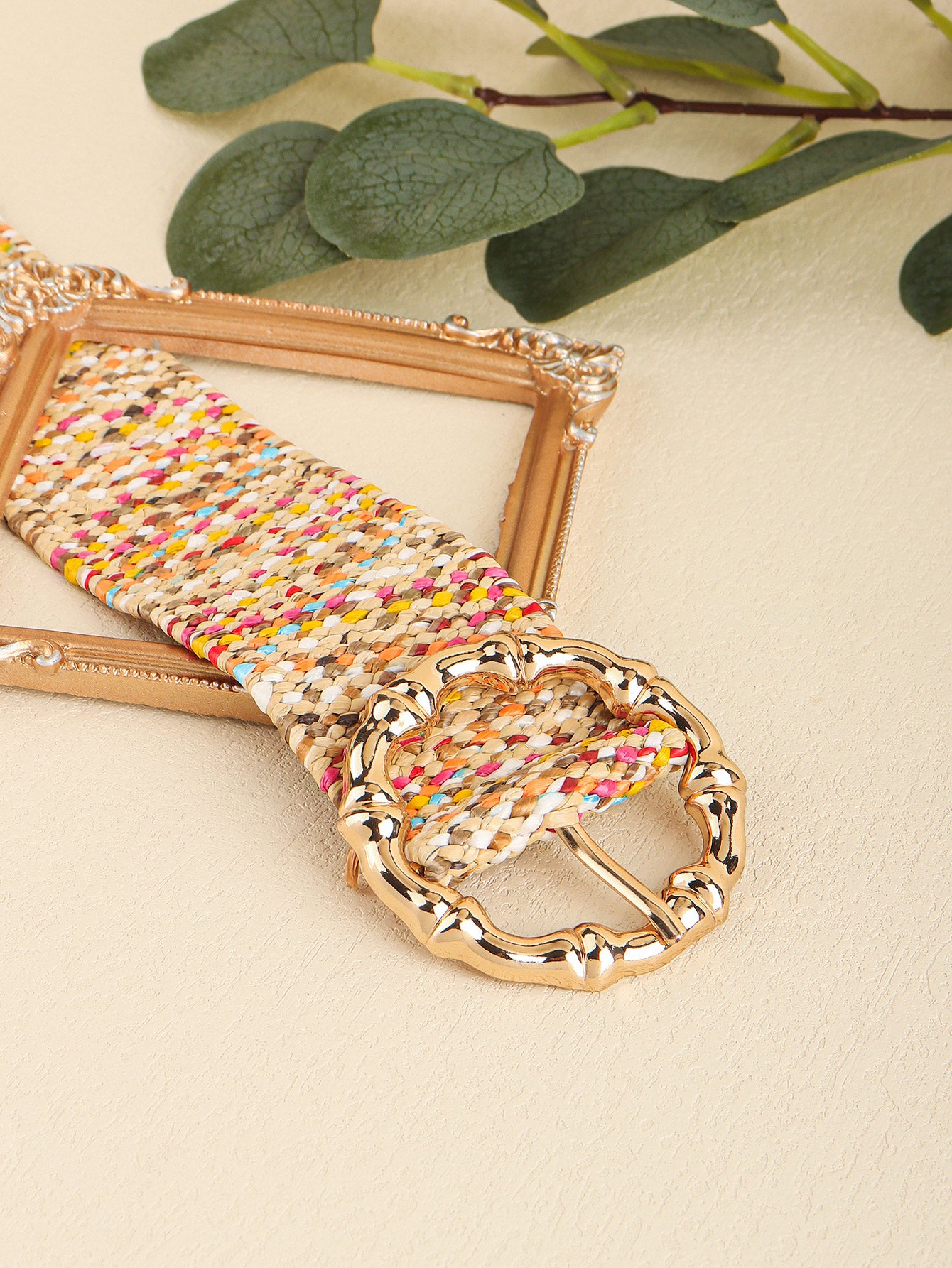 Tropics Woven Multicolored Belt