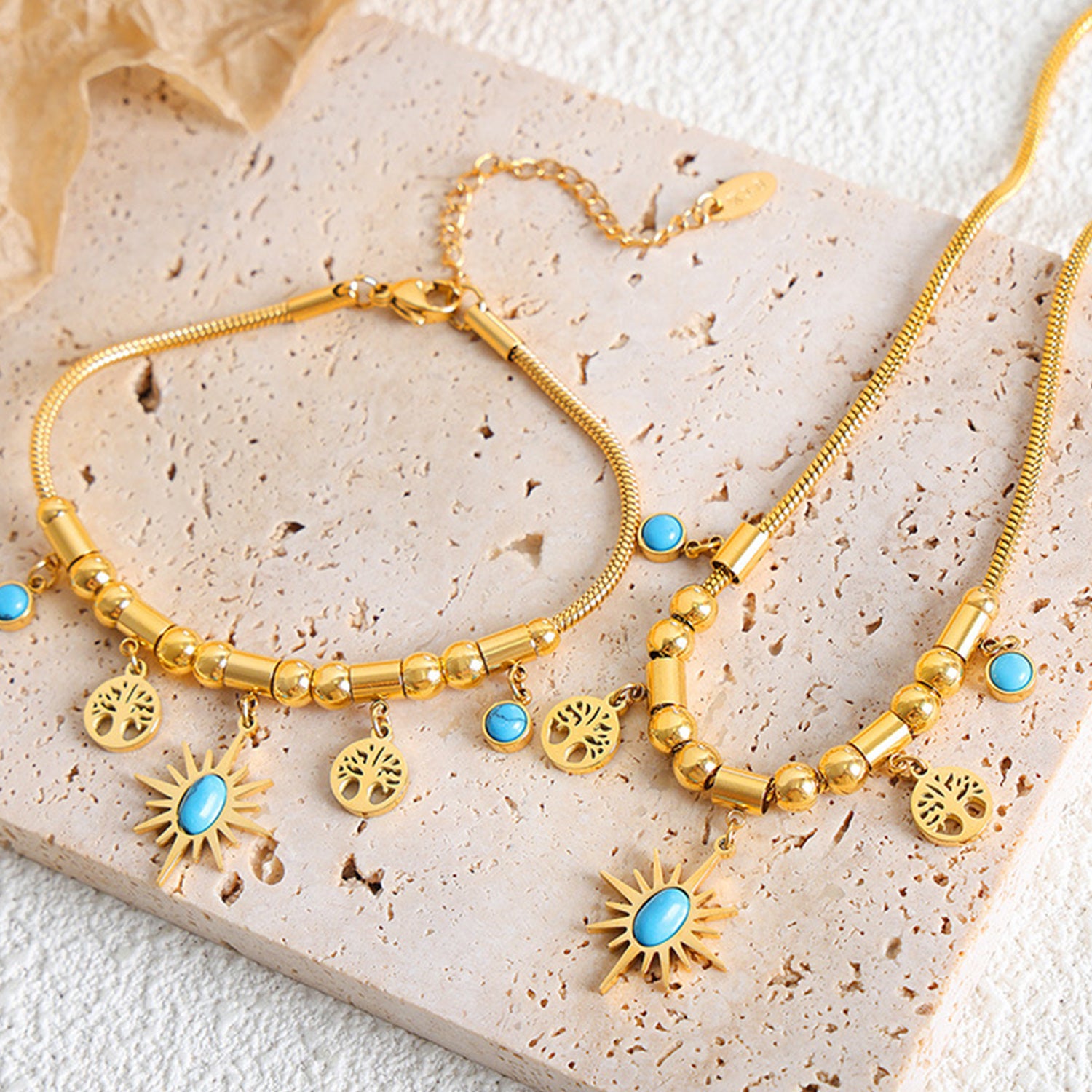 Illumination Gold-Plated Charm Necklace
