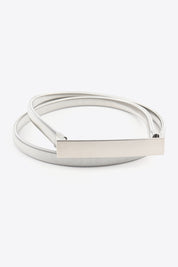 Slimline Stretch Metal Skinny Belt