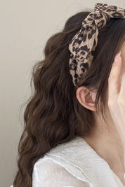 Leopard Print Wide Headband