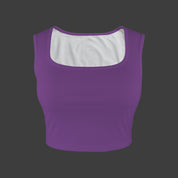 Sugarplum TK Exclusive Square Neck Crop Tank Top