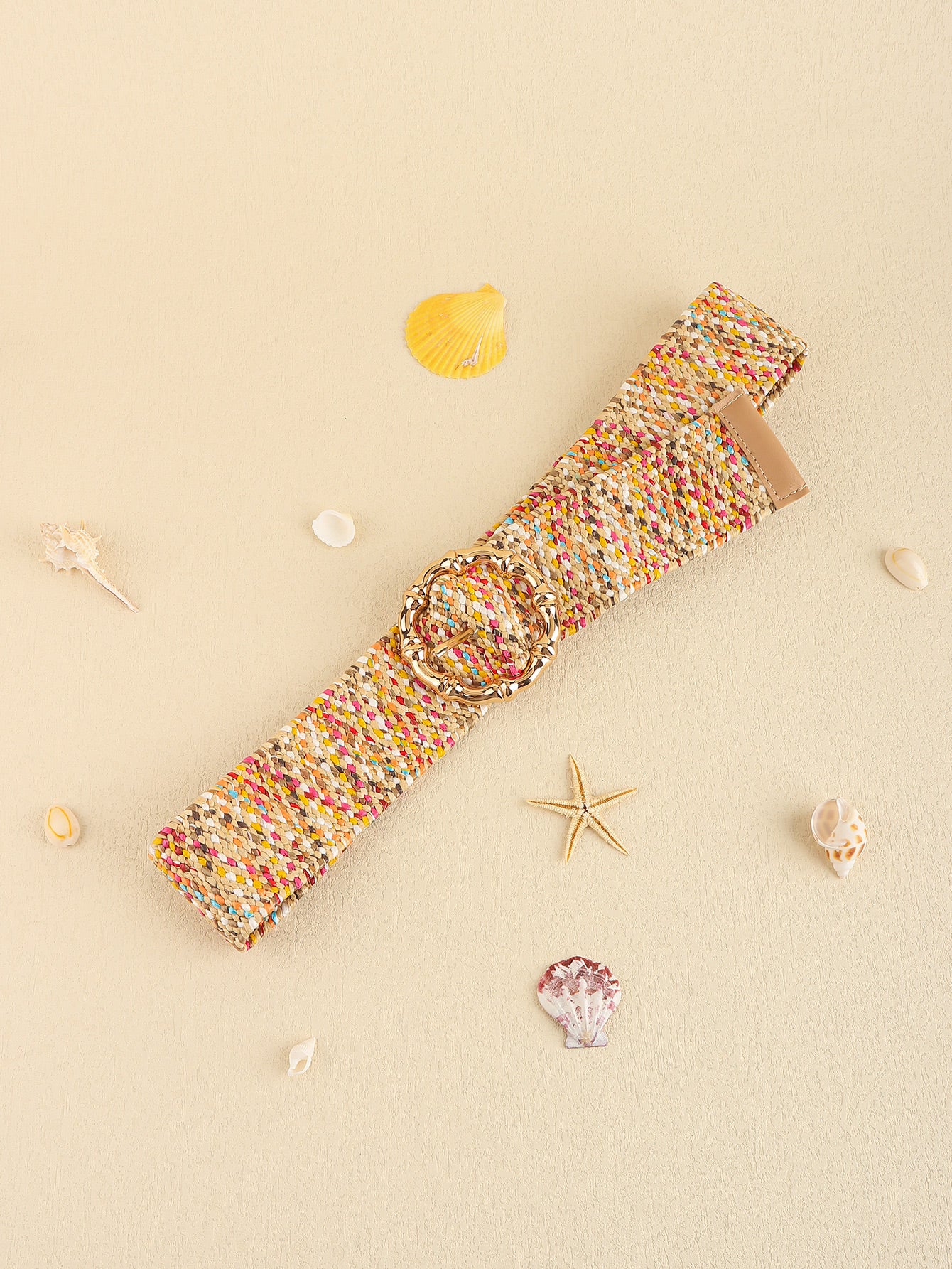 Tropics Woven Multicolored Belt