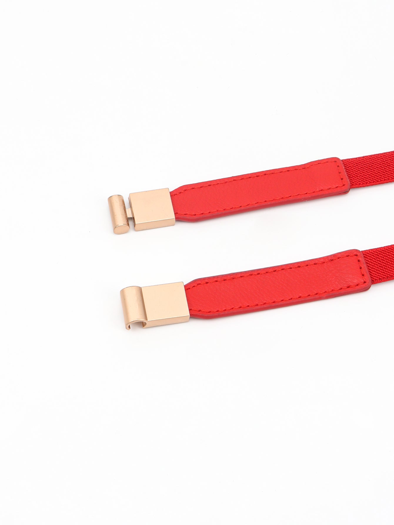 Less is More Faux Leather Stretch Skinny Belt