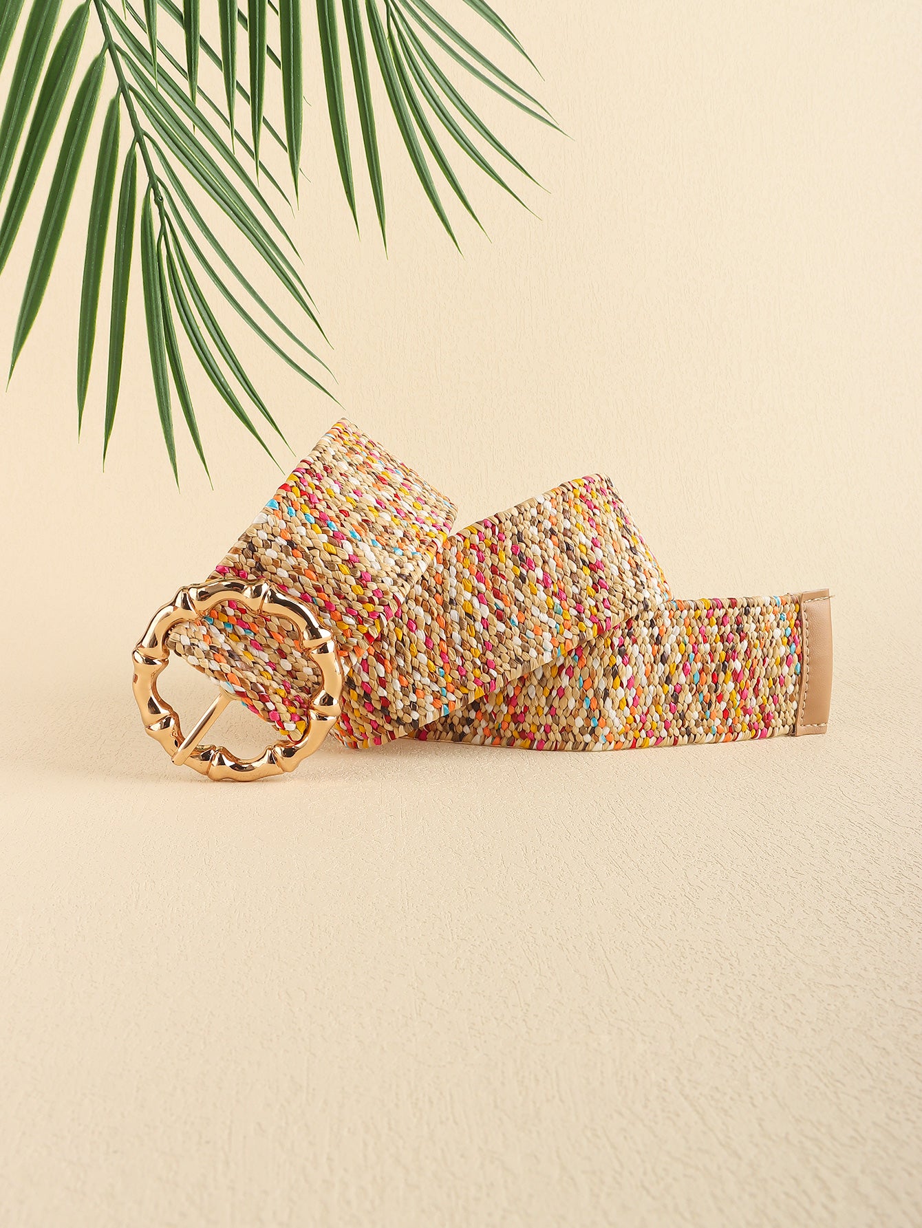 Tropics Woven Multicolored Belt