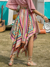 Turkish Delight Handkerchief Skirt
