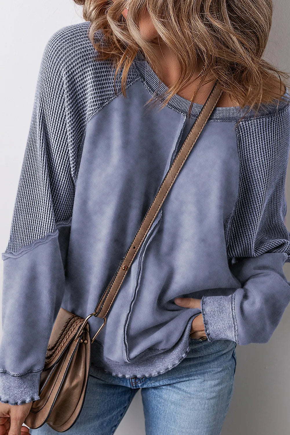 Emma Exposed Seam Sweatshirt