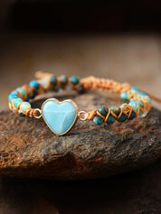 Shore Heart Imperial Jasper Bracelet