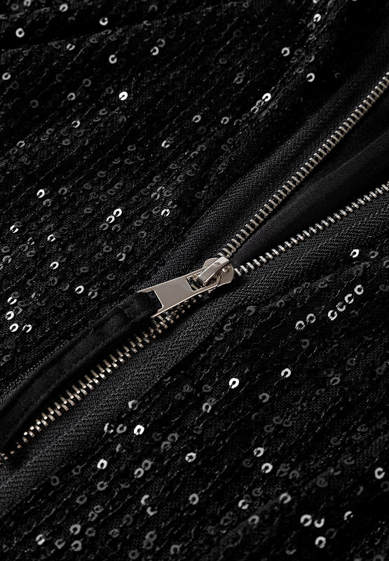 Soho Sequin Zip Up Jacket