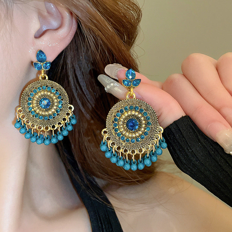 Bangladesh Rhinestone Earrings