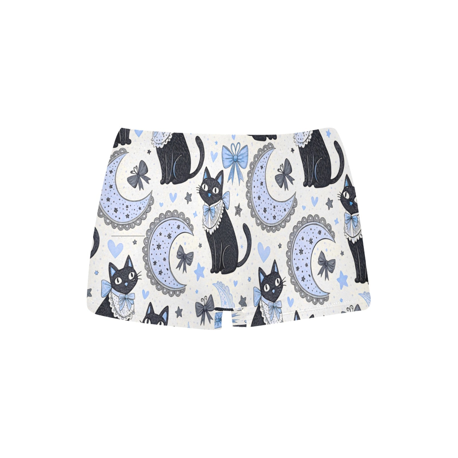 Cutie Kitties Blue TK Exclusive All Over Print Boyshort Panties