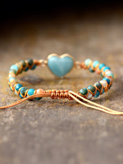 Shore Heart Imperial Jasper Bracelet