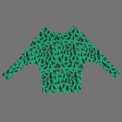Mystical Cats TK Exclusive Off Shoulder Pullover Batwing Sweater