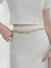 Ice Rhinestone Belt