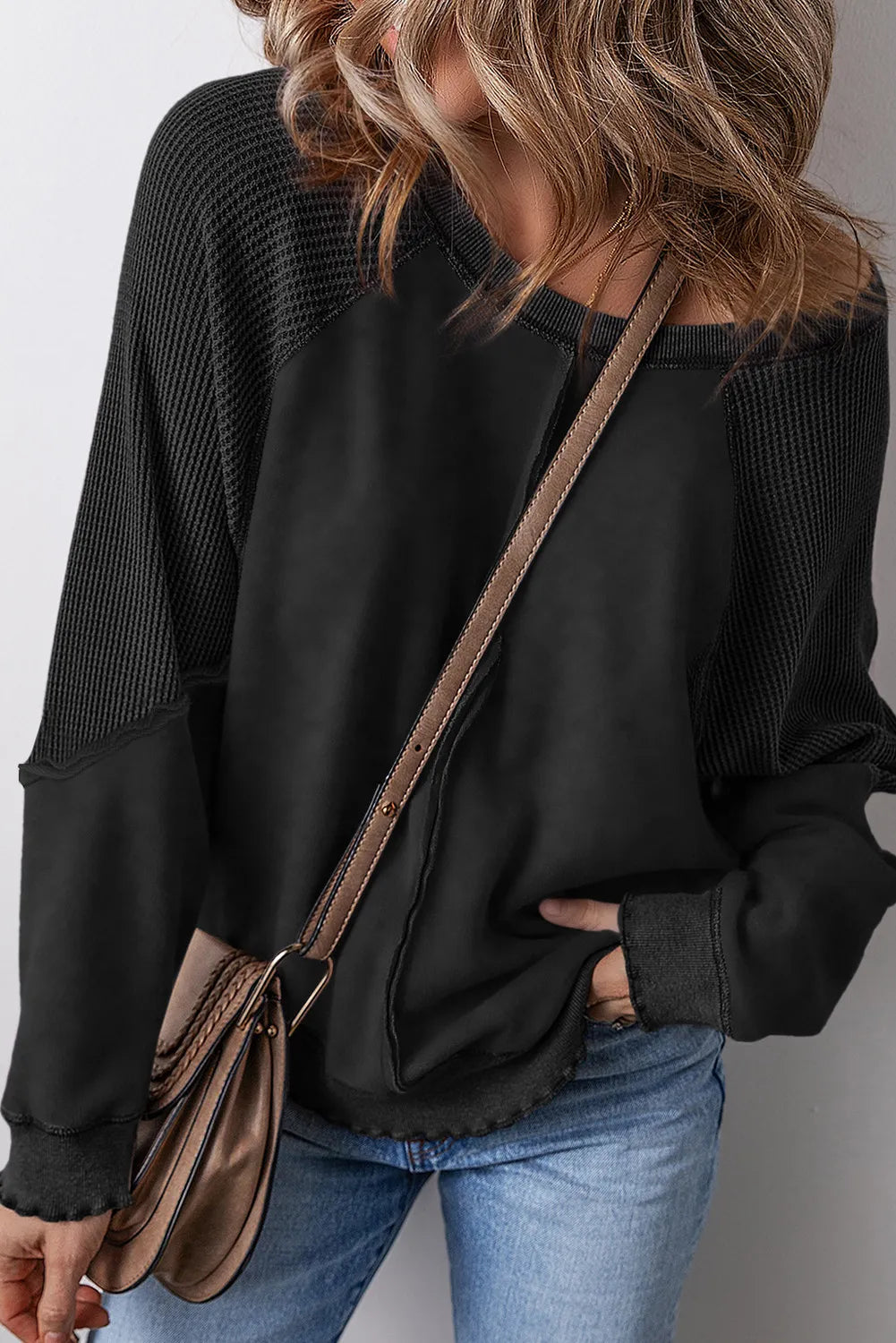 Emma Exposed Seam Sweatshirt