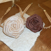 Chocolate Rosette Necklace