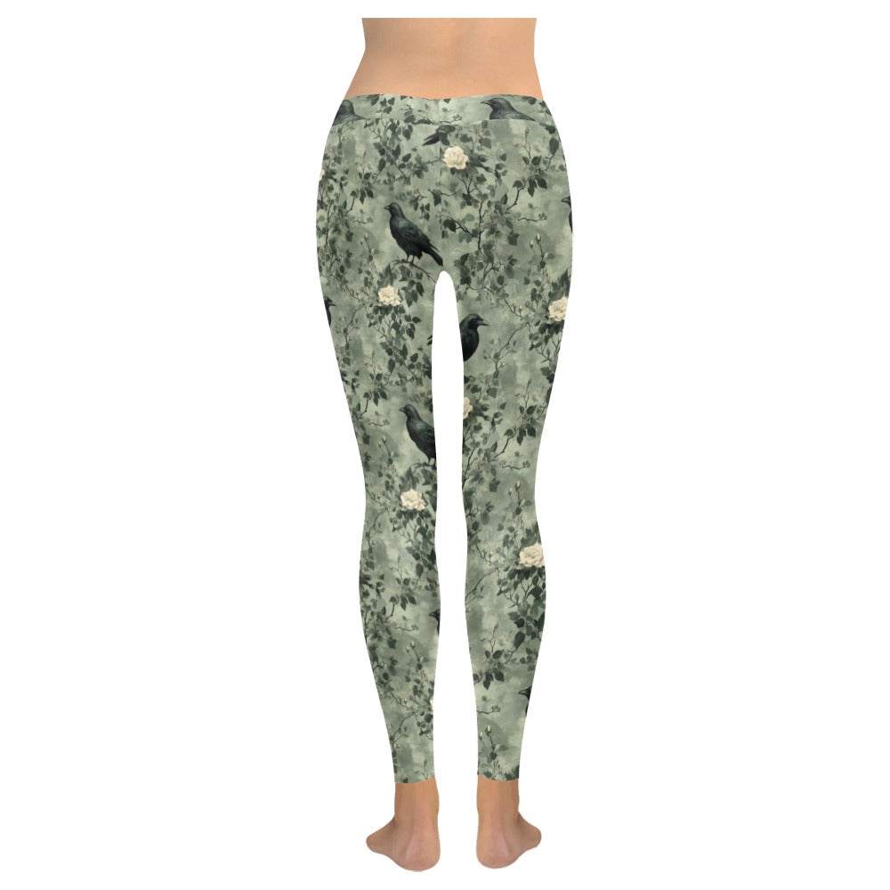 Crows Roses TK Exclusive Seamless Leggings | Twilight Kisses