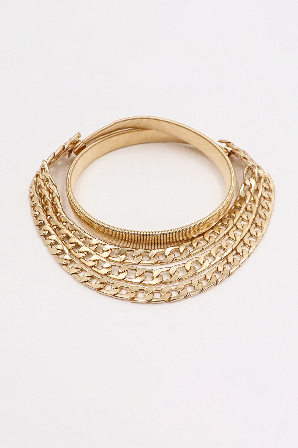 Who's That Girl Triple-Layered Chain Belt