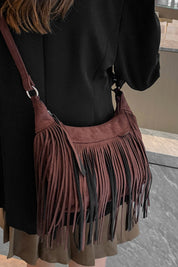 Sheryl Suede Shoulder Bag