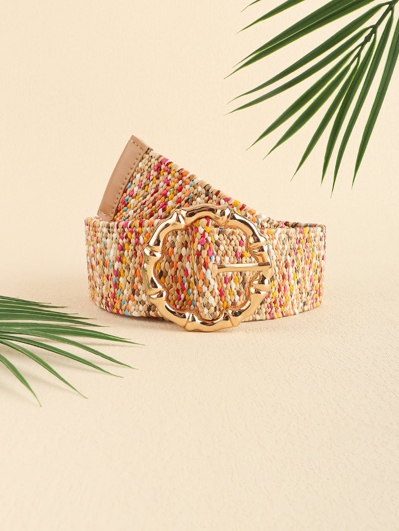 Tropics Woven Multicolored Belt
