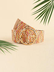 Tropics Woven Multicolored Belt