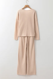 Barely There Top and Drawstring Pants Lounge Set